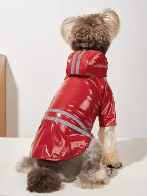 1pc PU Pet Raincoat