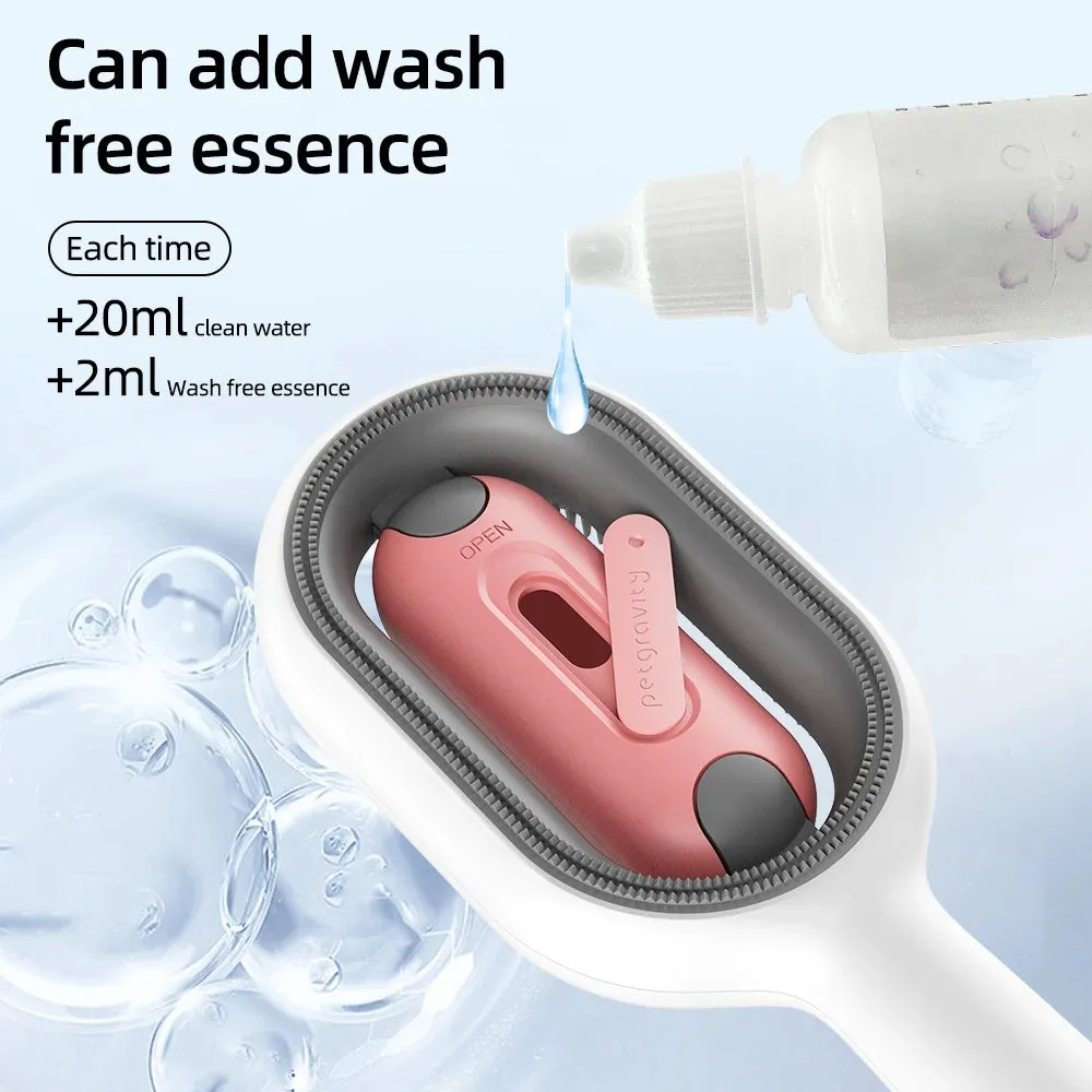 4-in-1 Pet Brush: Grooming, Cleaning, Massaging, and Fur Removal Tool for Dogs and Cats