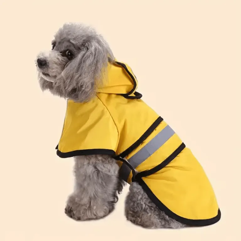 Adjustable Waterproof & Windproof Dog Raincoat – Keep Your Pet Dry & Comfortable in All Weather Conditions