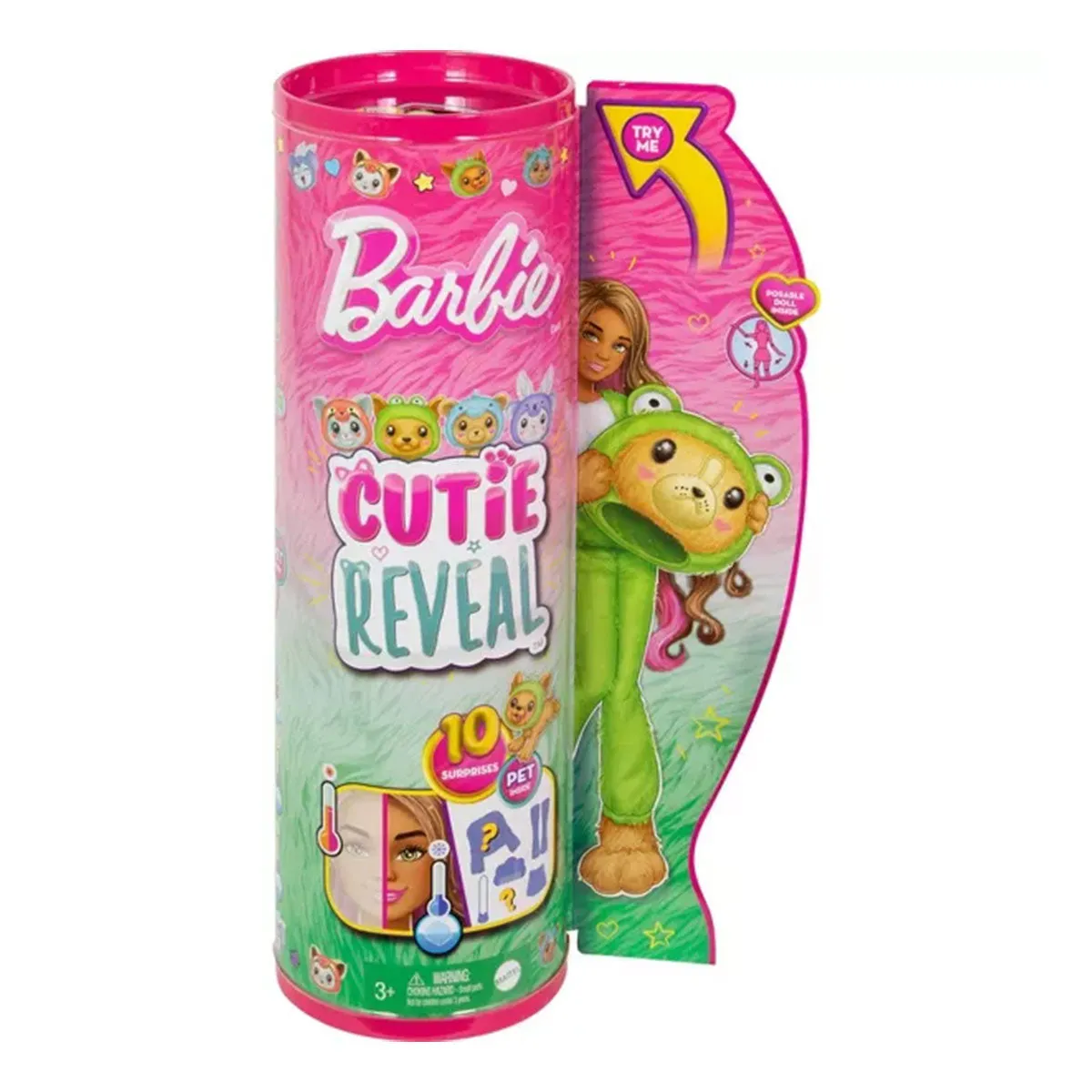 Barbie Cutie Reveal Puppy As Frog Costume