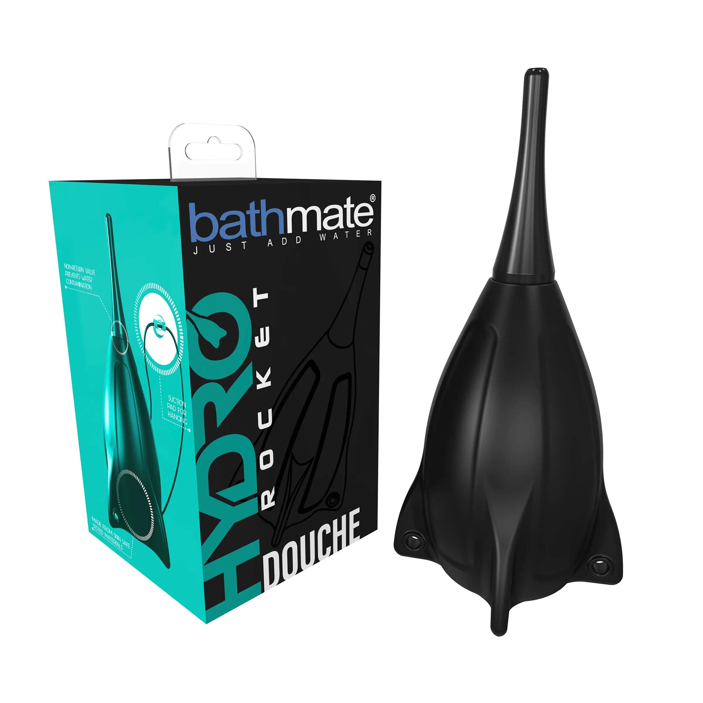 Bathmate Hydro Rocket Douche - Black, 325ml