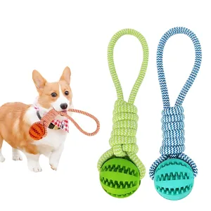 Bite-Resistant Rope Ball Dog Toy – Perfect for Chewing, Fetching, and Tugging