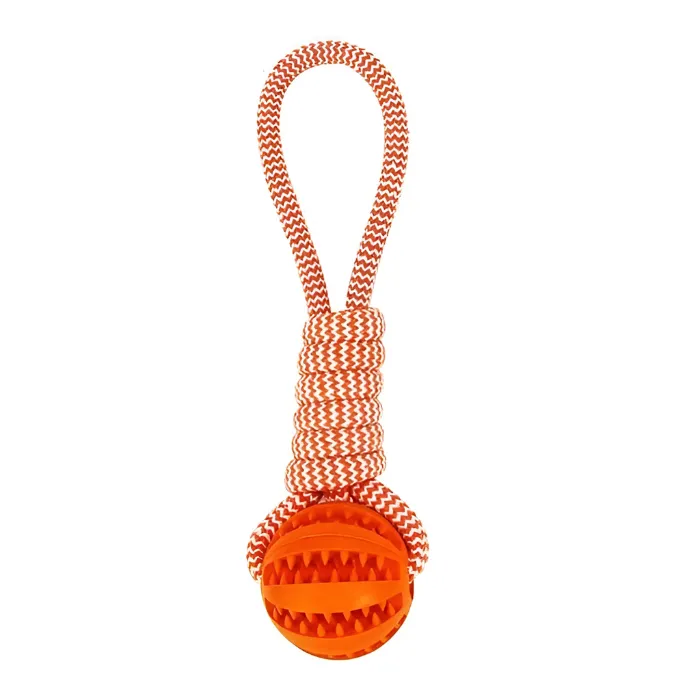 Bite-Resistant Rope Ball Dog Toy – Perfect for Chewing, Fetching, and Tugging