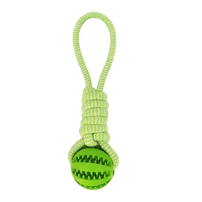 Bite-Resistant Rope Ball Dog Toy – Perfect for Chewing, Fetching, and Tugging