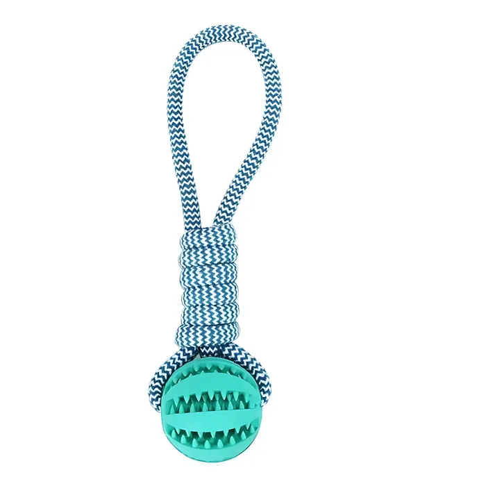 Bite-Resistant Rope Ball Dog Toy – Perfect for Chewing, Fetching, and Tugging