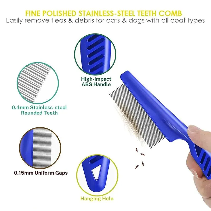 Cat Hair Shedding & Flea Comb