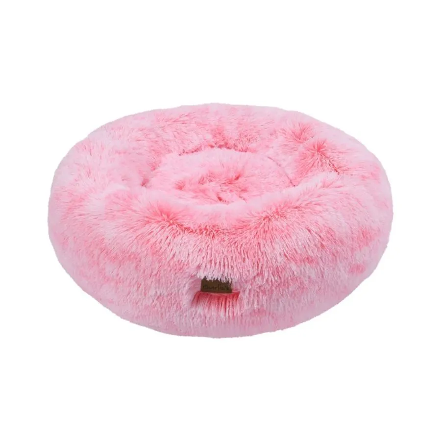 Charlies Donut Faux Fur Calming Pet Nest