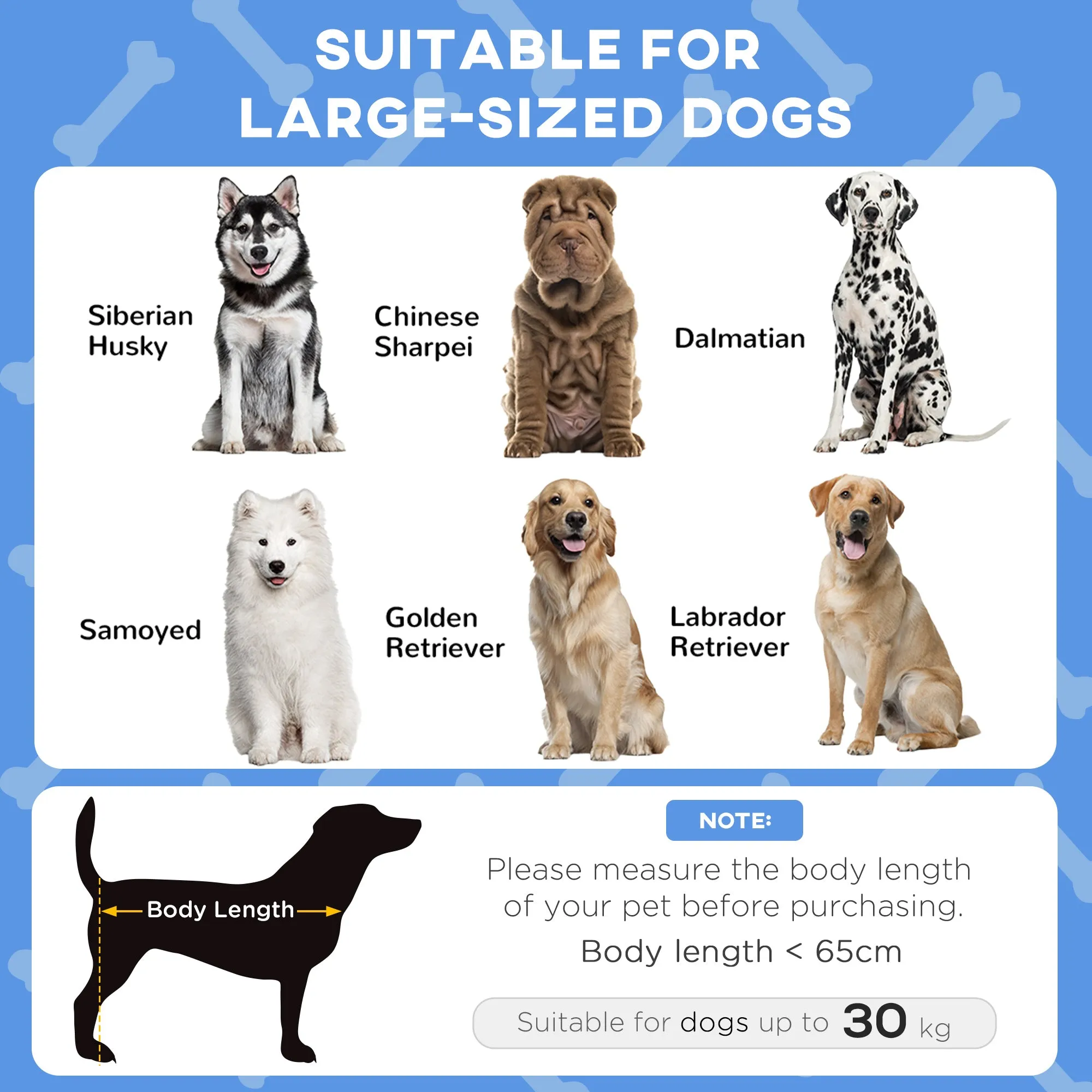 Cooling Raised Pet BedWith Washable Breathable Mesh for Large Dogs 106 x 76 x 94cm - Dark Blue