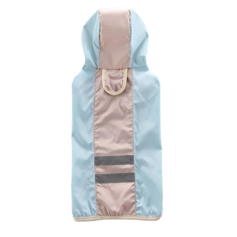 Dog reflective raincoat pet clothes
