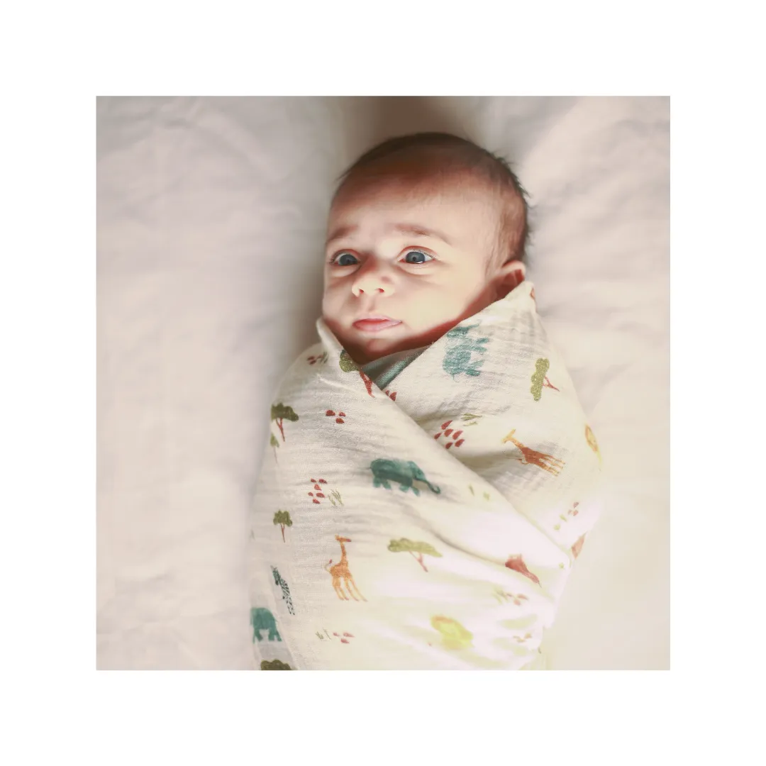 Dulaar Organic Muslin Swaddle - The Sparrow And Flower