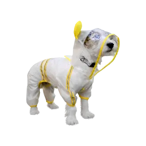 FOFOS PET FOUR LEG RAINCOAT YELLOW (XXXL)
