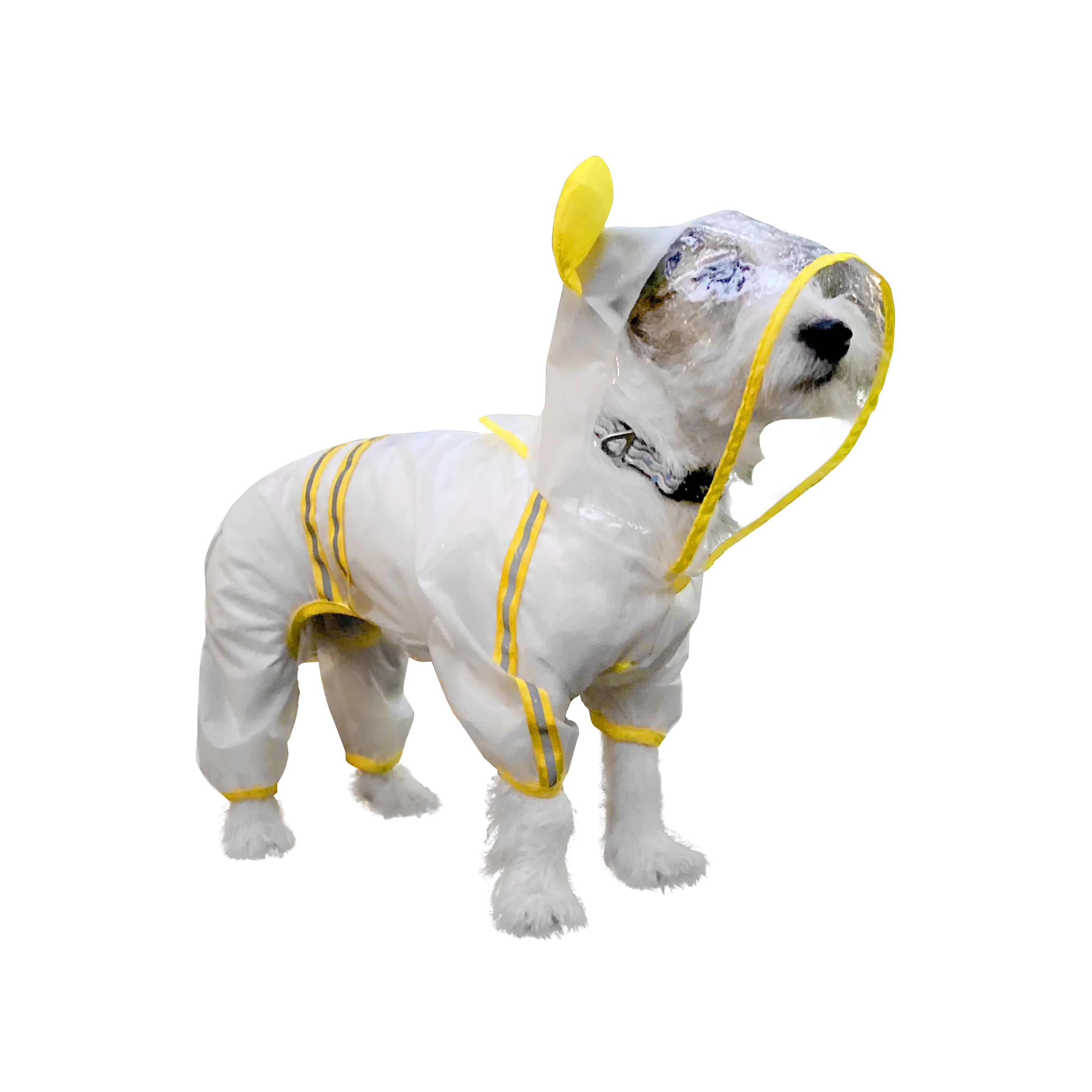 FOFOS PET FOUR LEG RAINCOAT YELLOW (XXXL)