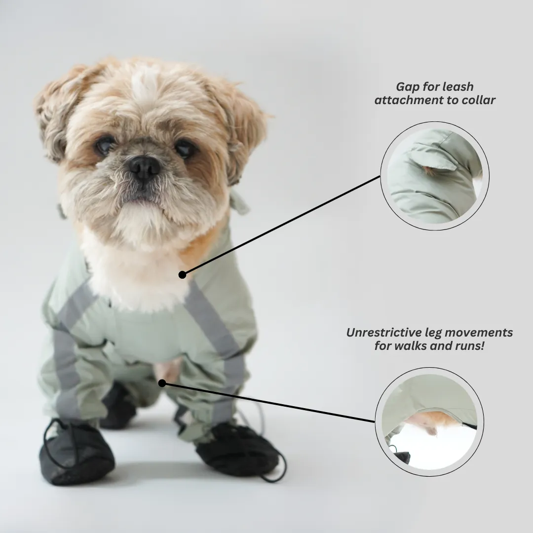 Foxy Full Coverage Raincoat (without paw covers)