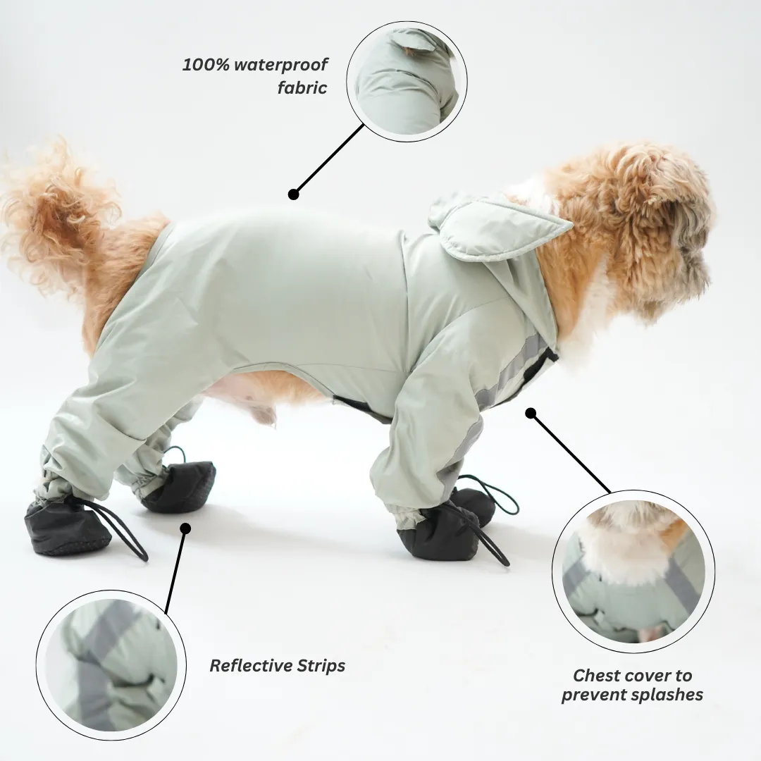 Foxy Full Coverage Raincoat (without paw covers)