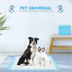 FPN Lavender Scented Pet Toilet Training Pads, Blue (13X18 Inches, Pack of 100) - Ultra Absorbent, Quick Dry, Leak-Proof Pads for Puppies, Dogs, and Small Pets