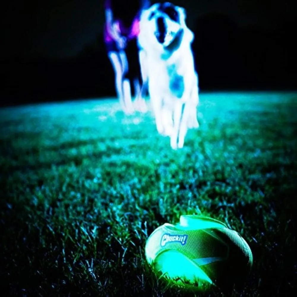 Fumble Fetch Max Glow Football Dog Toy - Medium