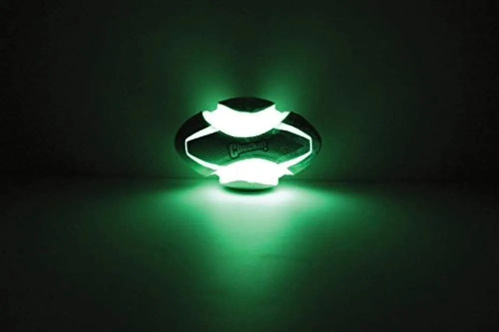 Fumble Fetch Max Glow Football Dog Toy - Medium