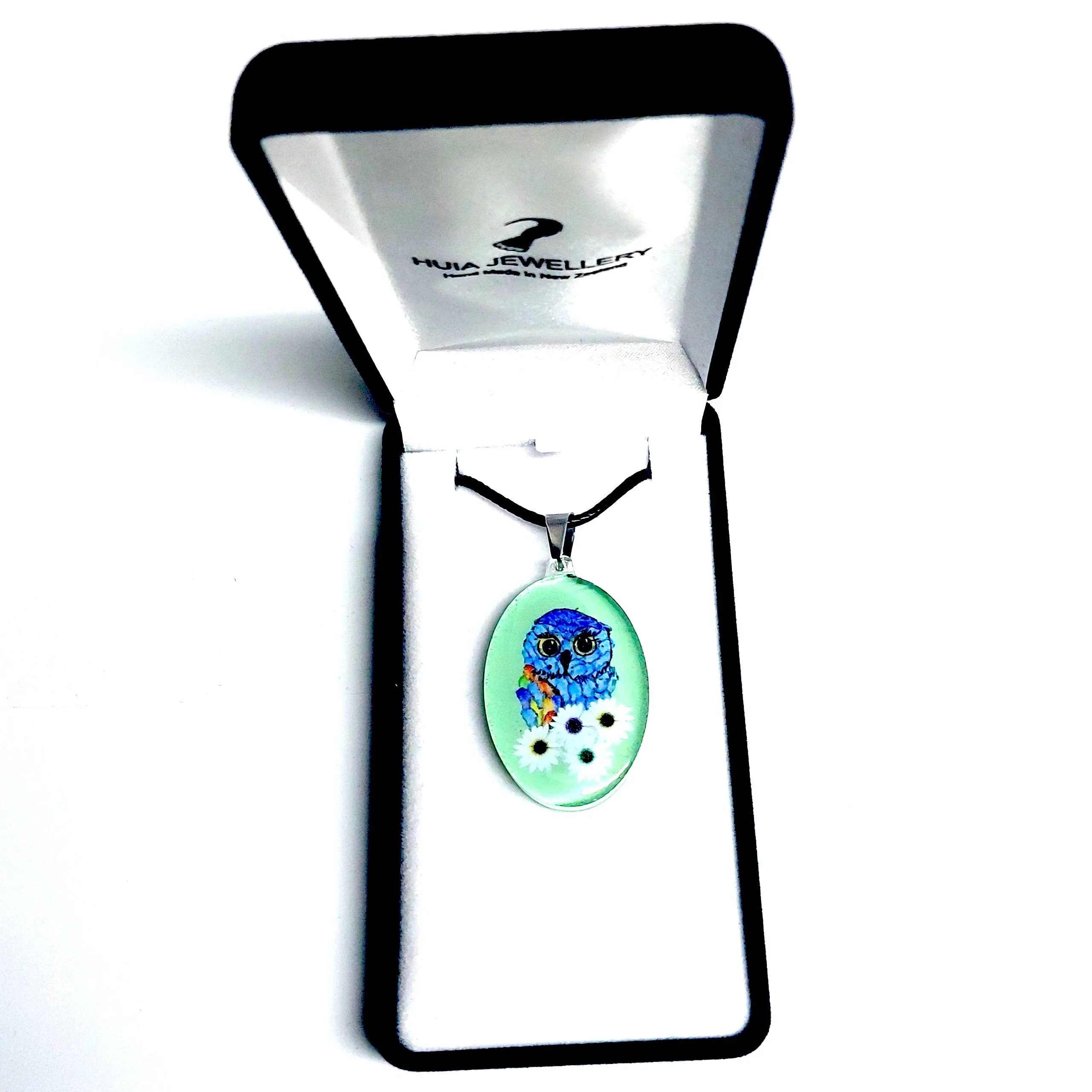 Green Owl Pendant