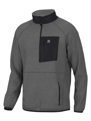Huk Waypoint Fleece 1/2 Zip - Charcoal