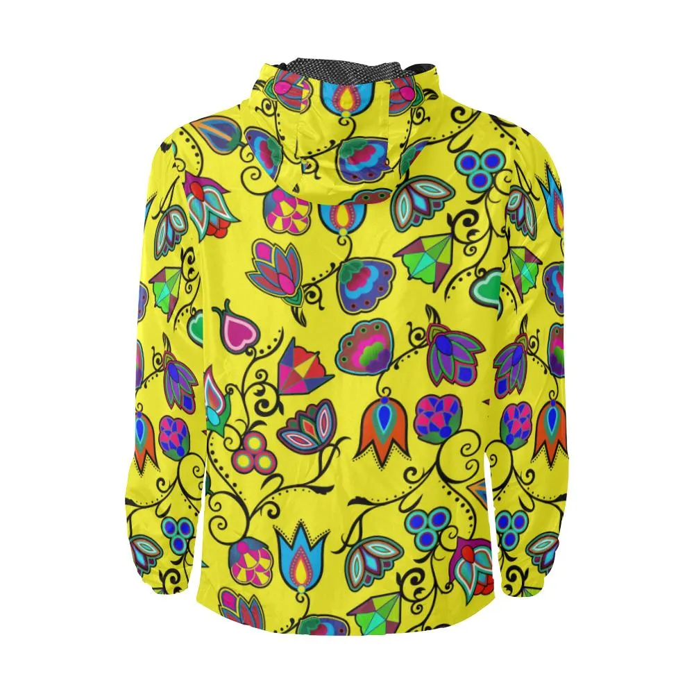 Indigenous Paisley Yellow Men's Windbreaker
