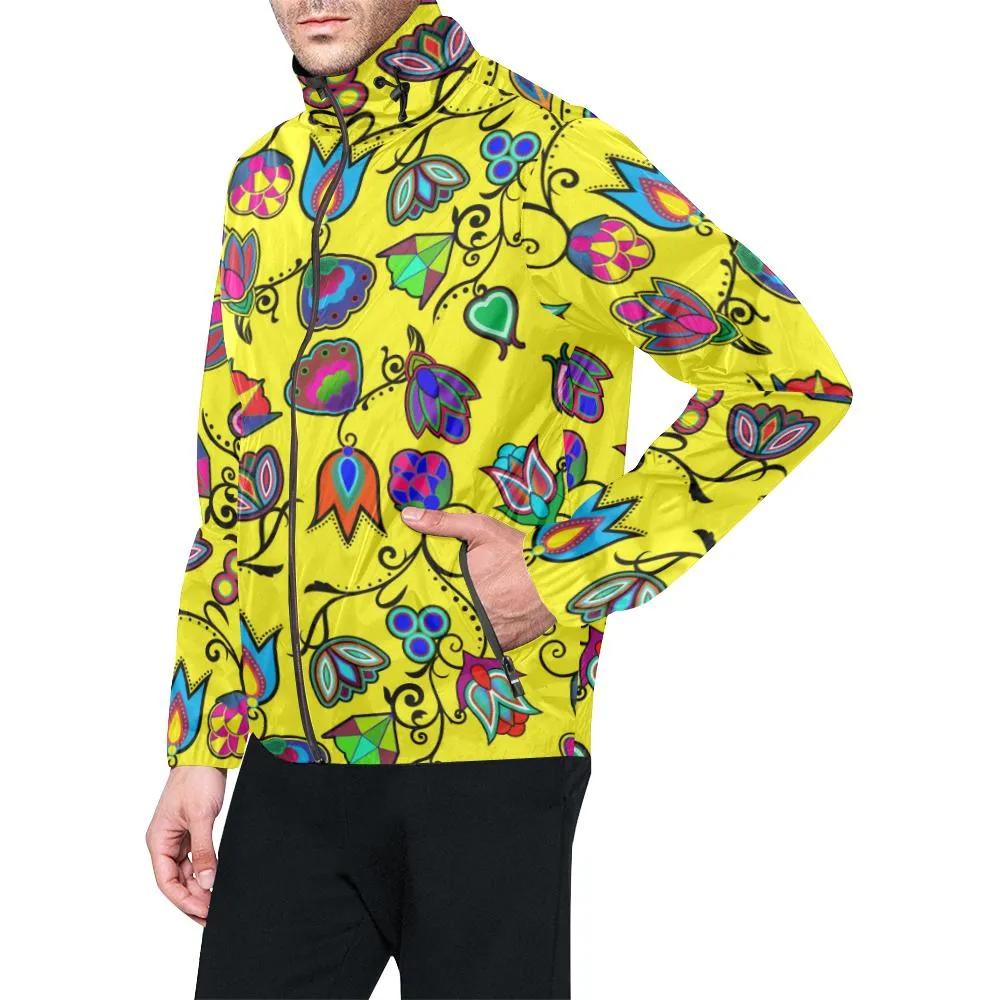 Indigenous Paisley Yellow Men's Windbreaker