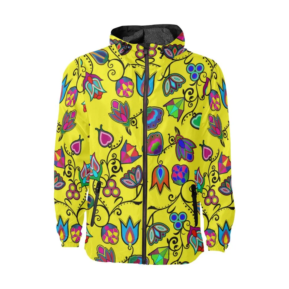 Indigenous Paisley Yellow Men's Windbreaker
