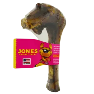 Jones Natural Chews Lamb Shank Bone Dog Chew Treats