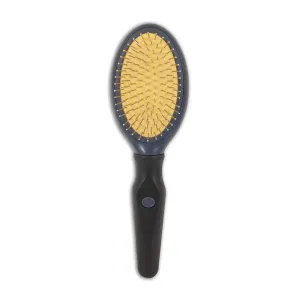 JW® Gripsoft® Double Sided Brush Gray/Yellow Color One Size