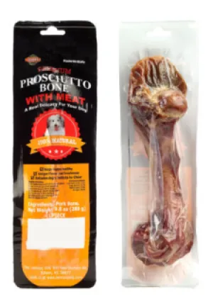 Lennox Rawhide Express Premium Pork Prosciutto Dog Bone X-Large 100% Natural