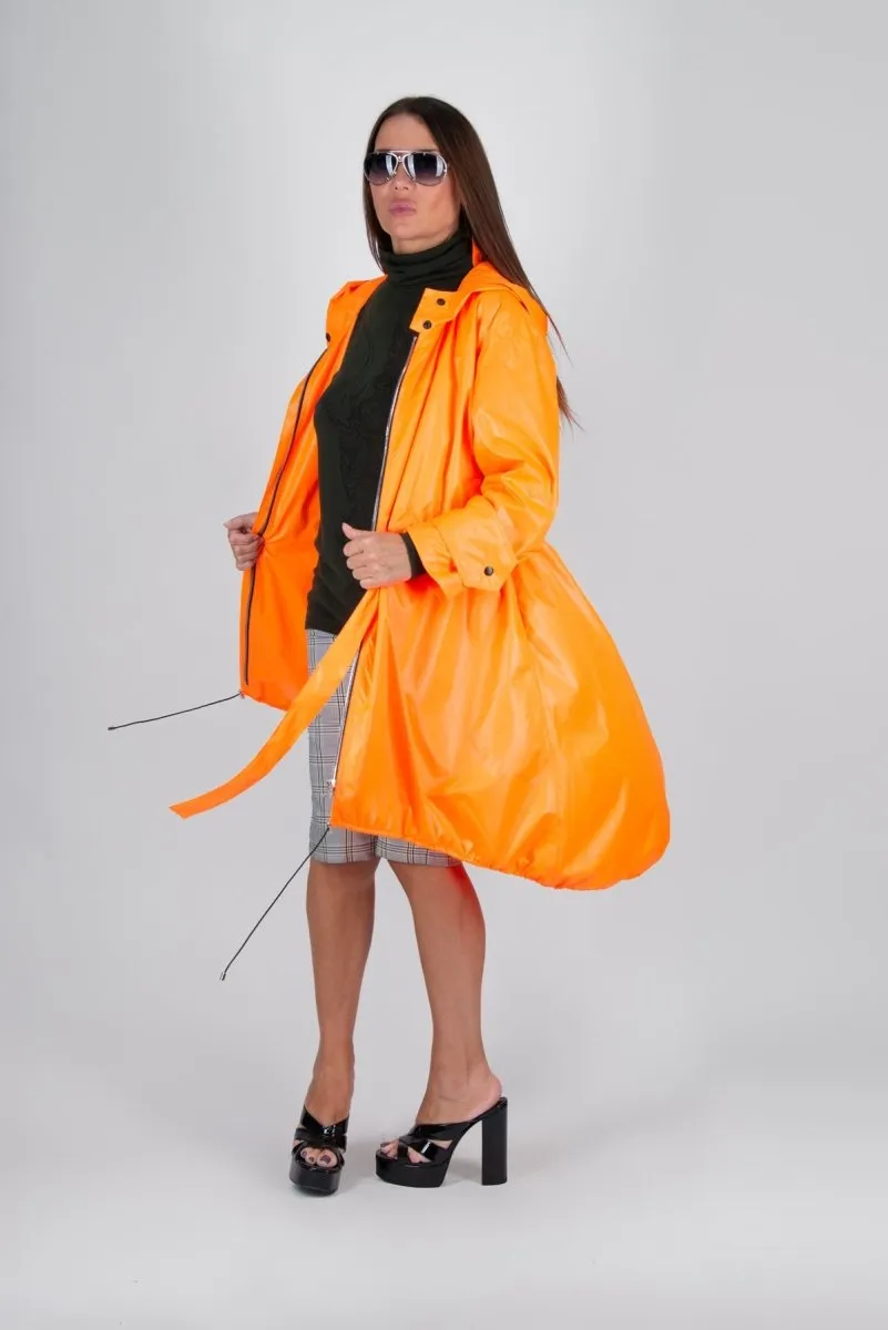 Long Hooded Windbreaker EUGF