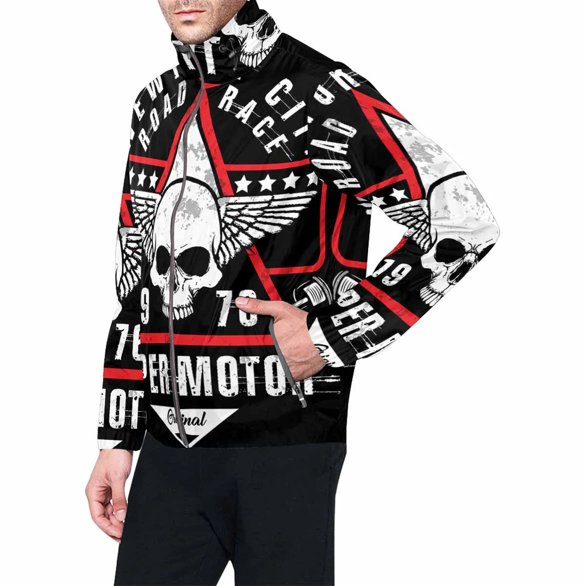 Men's Windbreaker printed 1976 super motor