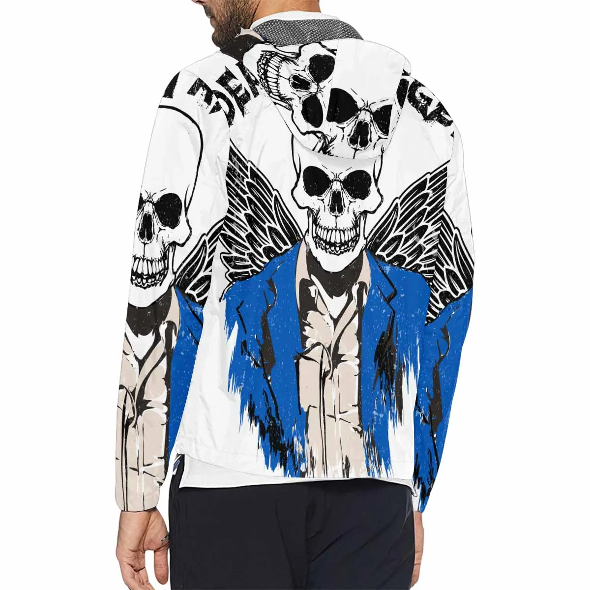Men's Windbreaker printed death angel