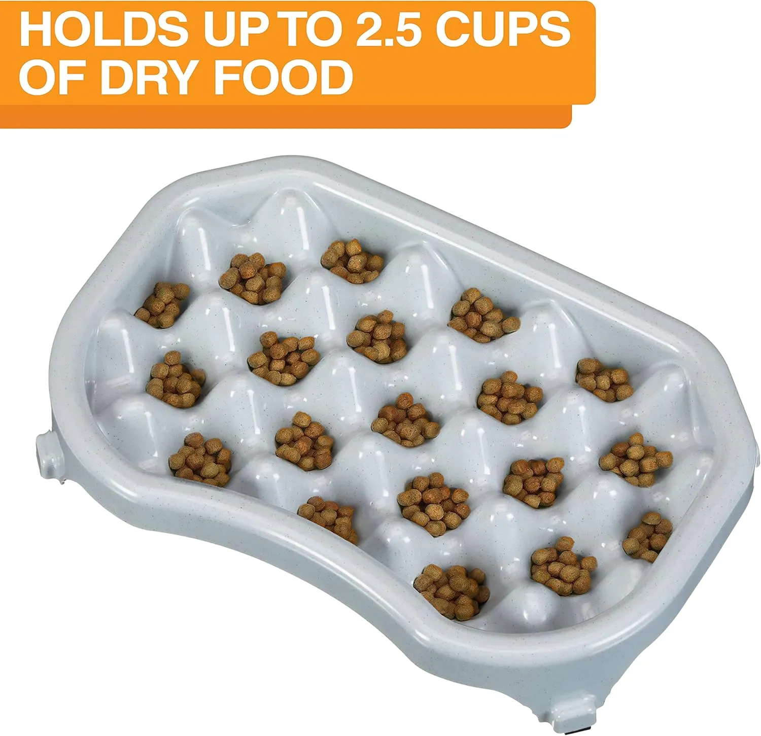 Neater Pet Brands - Neater Slow Feeder - Fun, Healthy, Stress Free Dog Bowl Helps Stop Bloat Prevents Obesity Improves Digestion (2.5 Cup, Vanilla Bean)