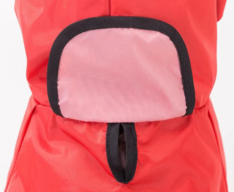 New medium and small dog raincoat