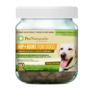 NEW Pet Naturals of Vermont Hip   Joint for Dogs, 6 Beneficial Ingredients