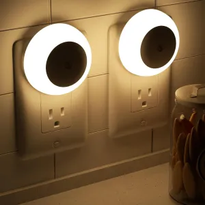 Night Light, Night Lights Plug into Wall, Dusk to Dawn Sensor Warm White Led Night Light 0.5W, 2 Pack Nightlight for Adults, Bedroom, Bathroom, Hallway, Kitchen