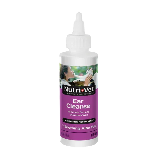 Nutri-Vet® Ear Cleanse Liquid For Cats 4 oz