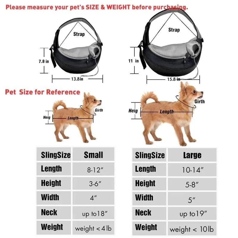 One Sided Strapped Pet Dog Shoulder Carrier Travel Bag