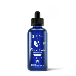Organic Clean Ears - Leave-In Dog Ear Cleaner