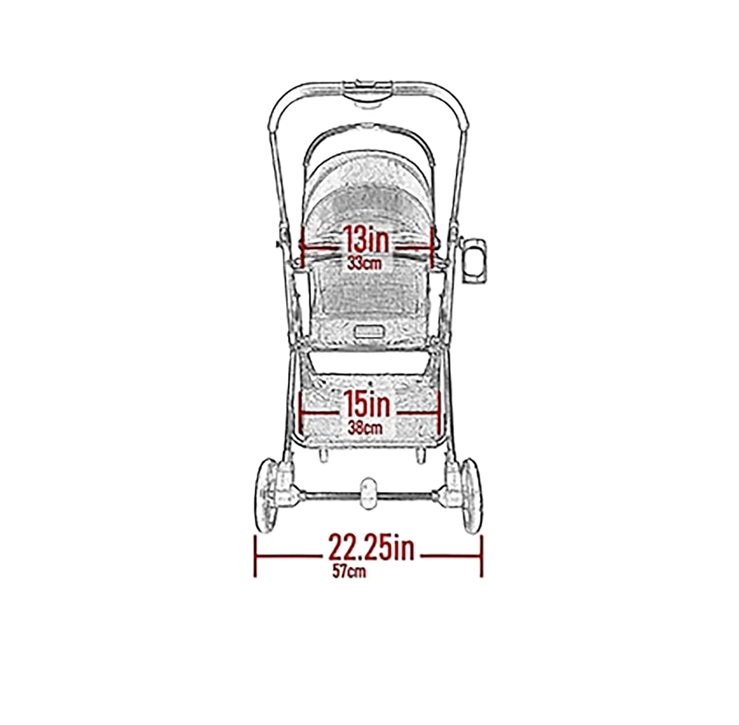 Pet Gear, A Vermont Family Owned Company Since 1936, 3-in-1 Travel System, View 360 Stroller Converts to Carrier and Booster Seat with Easy Click N Go Technology, for Small Dogs & Cats, 4 Colors