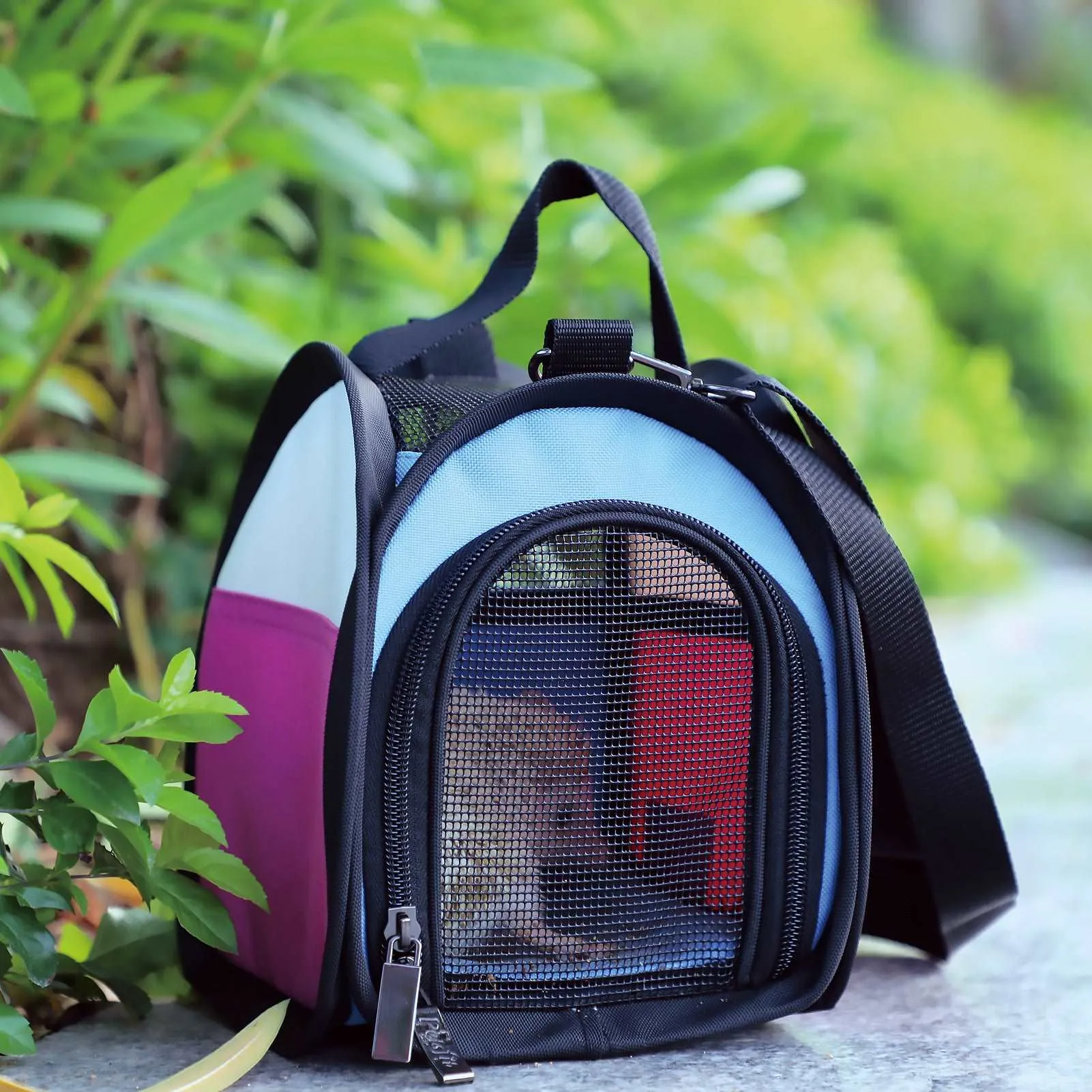 PETSFIT Hamster Carrier Small Animal Bag Removable Mat
