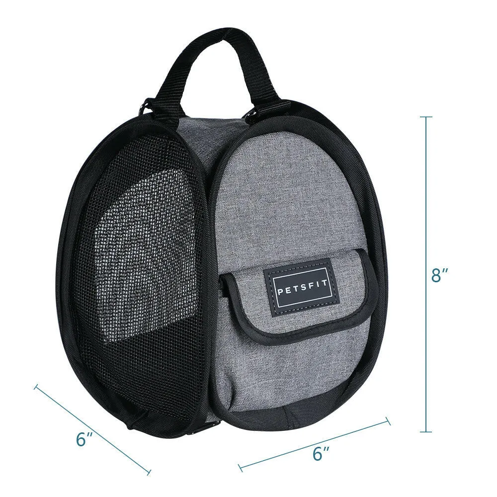 PETSFIT Hamster Carrier Small Animal Bag Removable Mat
