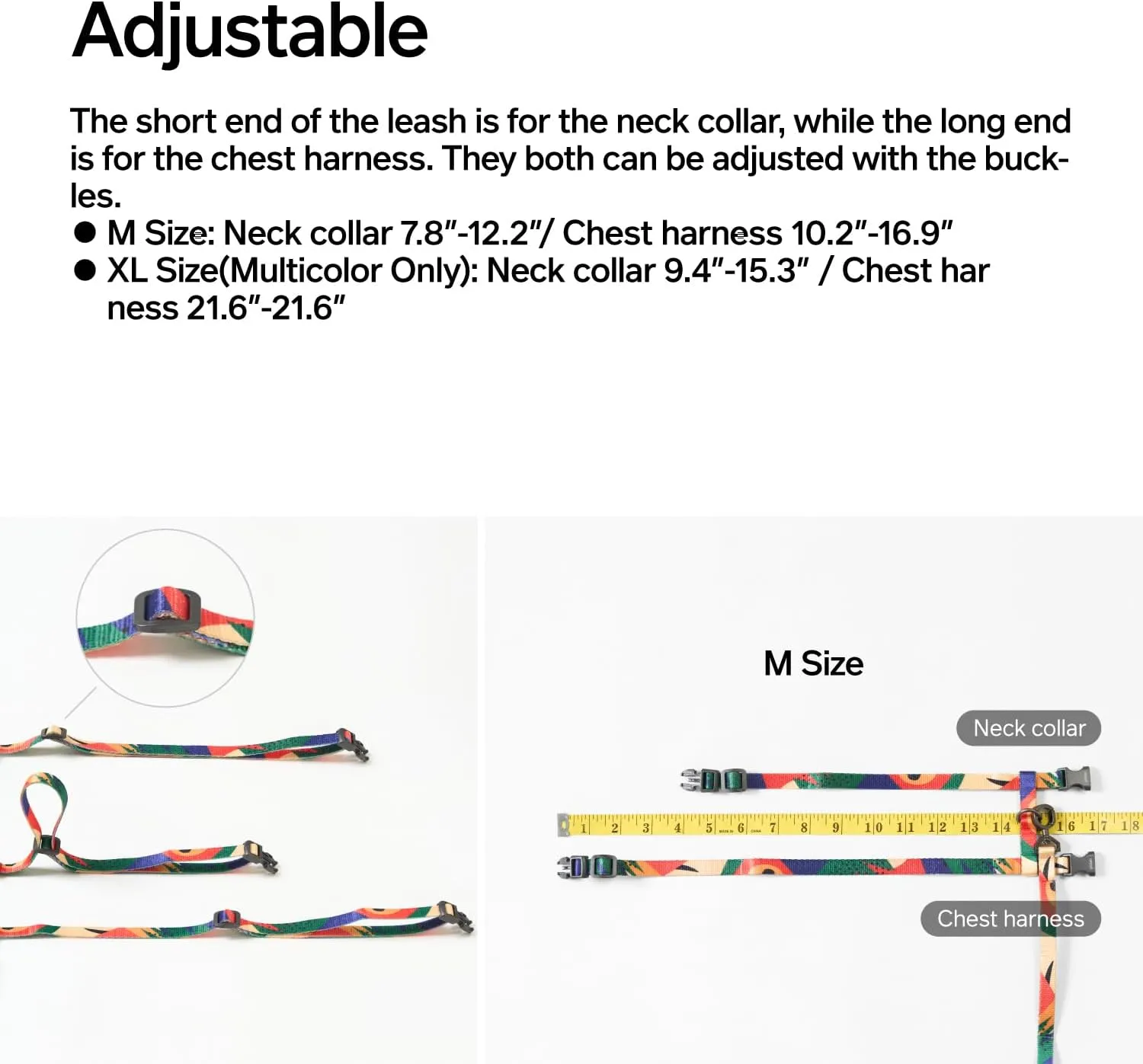 pidan Cat Harness & Leash Set, Cats Escape Proof Adjustable Kitten Harness for Large Small Cats
