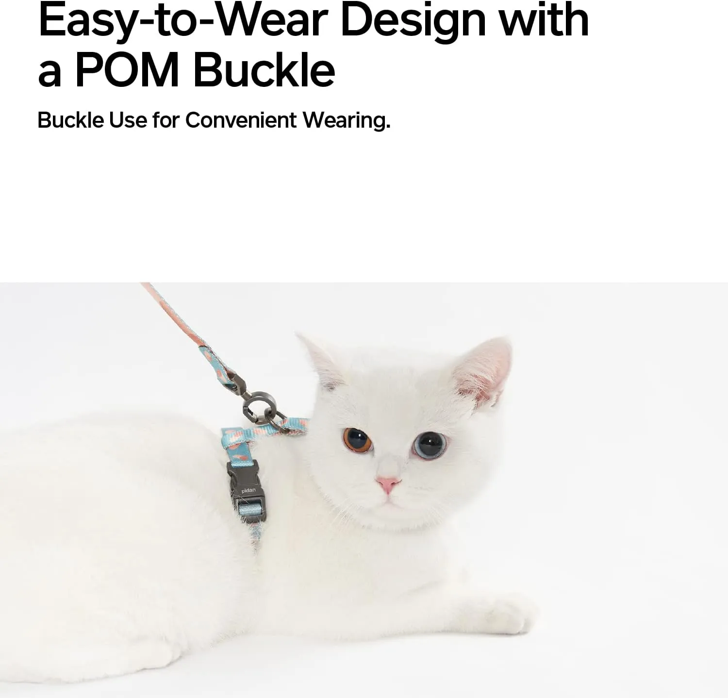 pidan Cat Harness & Leash Set, Cats Escape Proof Adjustable Kitten Harness for Large Small Cats