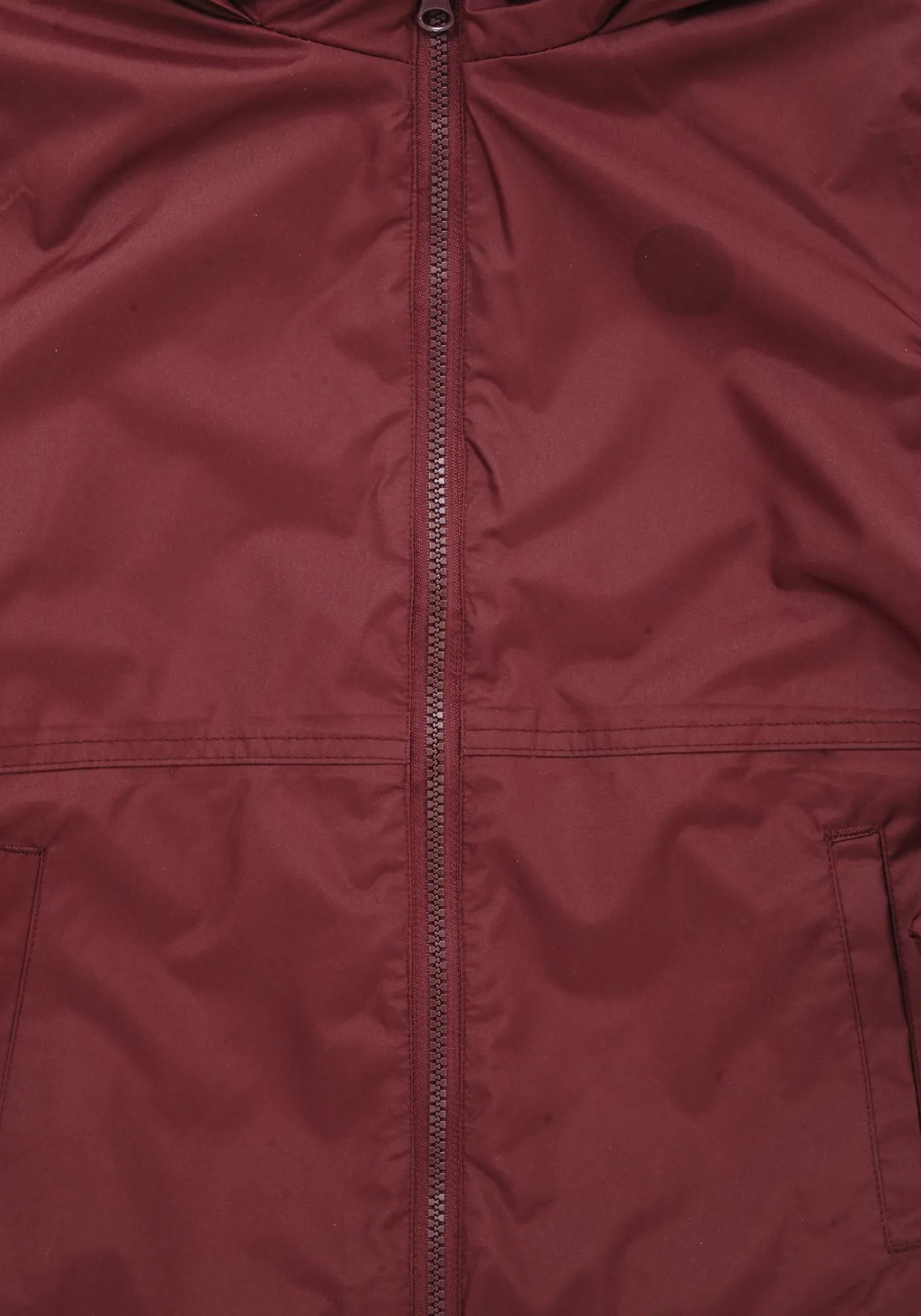 Plain Reversible Fleece Jacket - Burgundy
