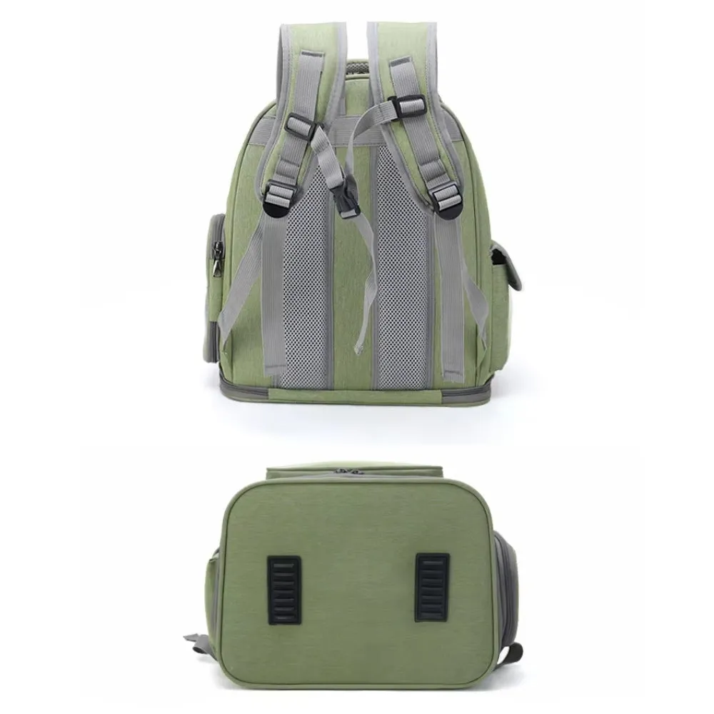 Portable Pet Carrier for Cats & Small Dogs – Waterproof Oxford Travel Bag with Breathable Ventilation Panels