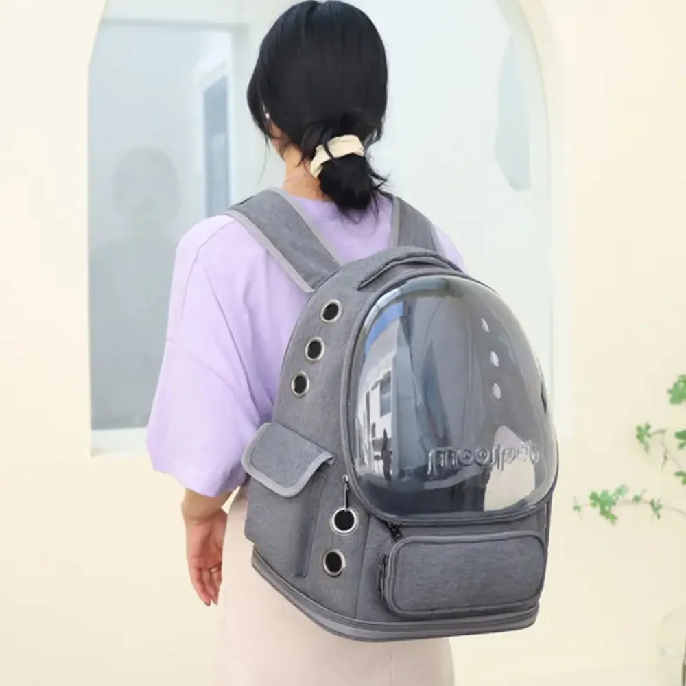 Portable Pet Carrier for Cats & Small Dogs – Waterproof Oxford Travel Bag with Breathable Ventilation Panels