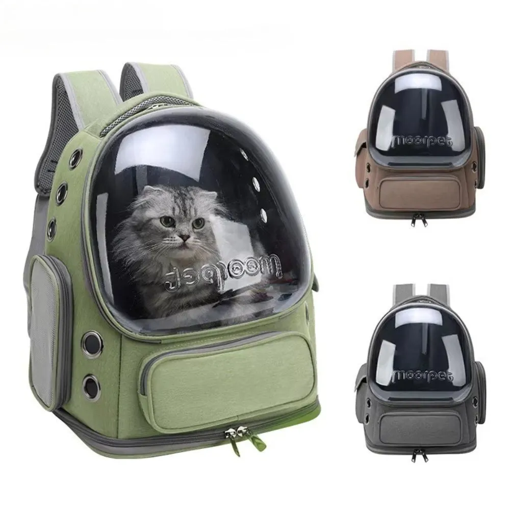 Portable Pet Carrier for Cats & Small Dogs – Waterproof Oxford Travel Bag with Breathable Ventilation Panels