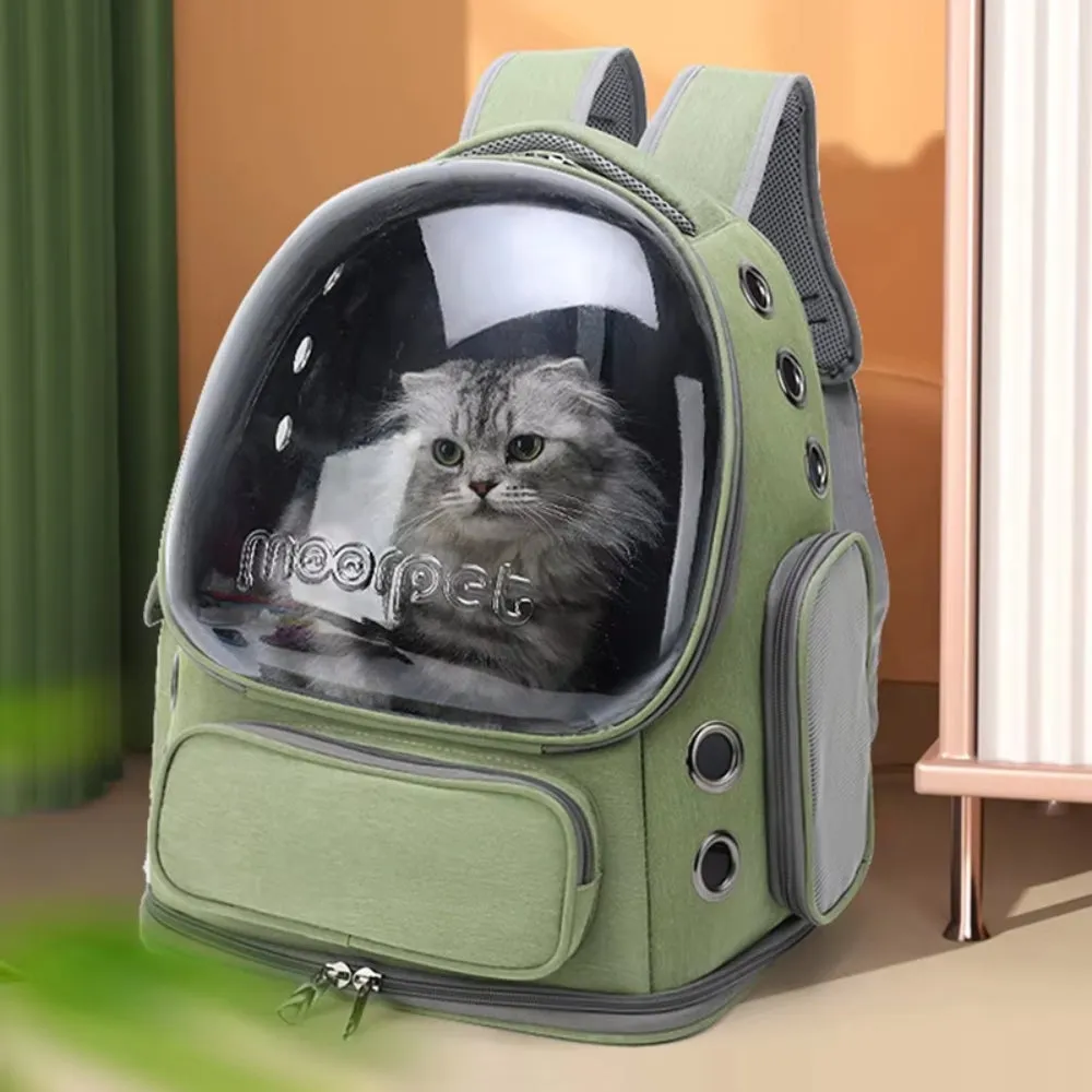 Portable Pet Carrier for Cats & Small Dogs – Waterproof Oxford Travel Bag with Breathable Ventilation Panels