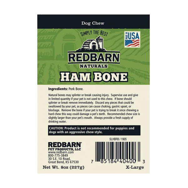 Redbarn Ham Bone 2 Pack